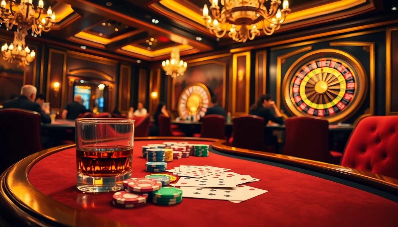 Engage in thrilling poker gameplay at https://rr99net.com/ with colorful chips and a spinning roulette wheel.