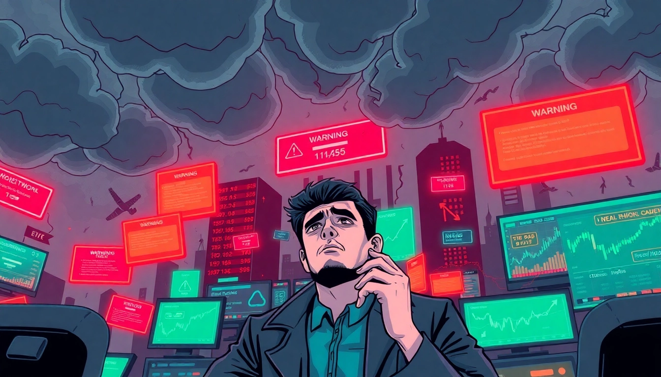 Visual representation of why robinhood is bad, illustrating stock trading chaos and ethical concerns in investing.