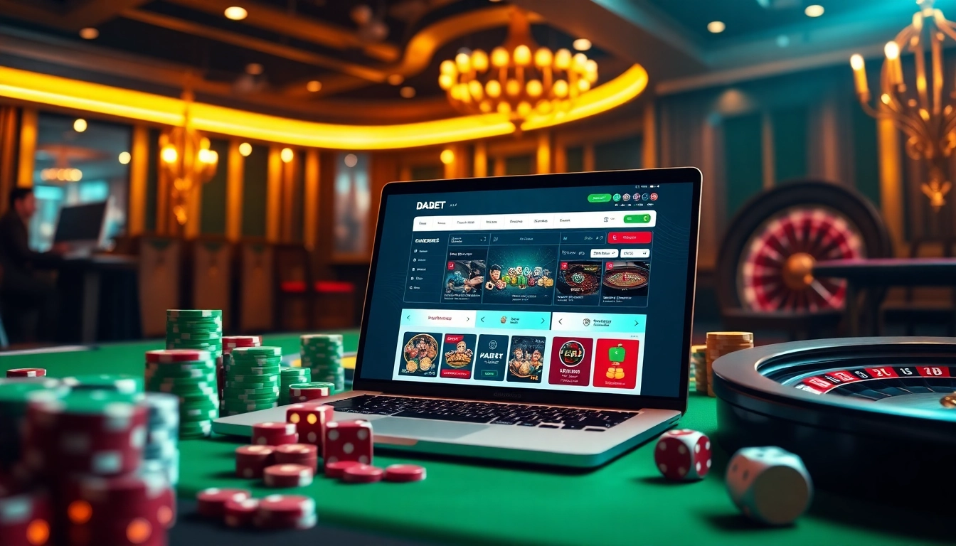 Experience online gaming excitement at https://dabet.homes with vibrant casino visuals and professional atmosphere.