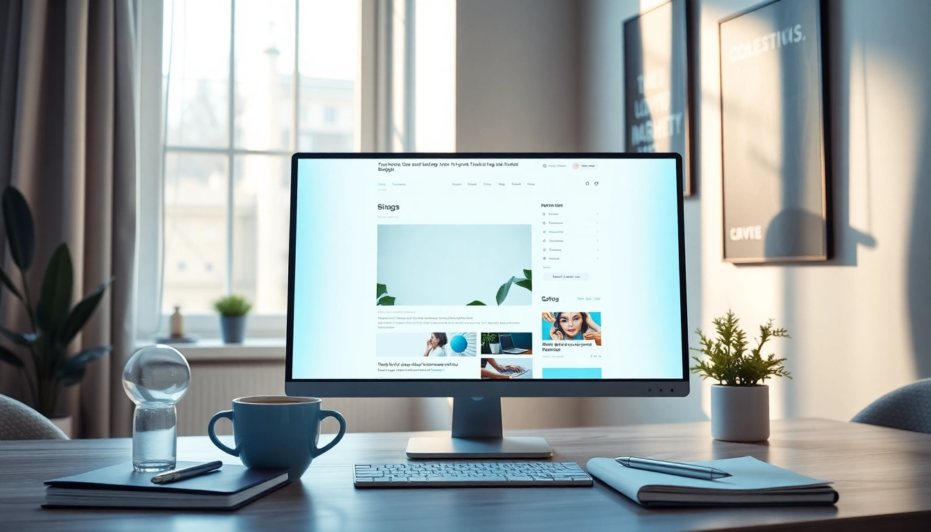 Dynamic workspace showcasing blogslabs.xyz's user-friendly blog platform interface.