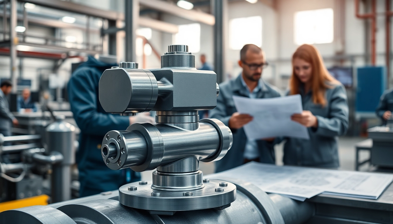 HM88 Series manifold valve showcased in a modern industrial setting with engineers reviewing schematics.