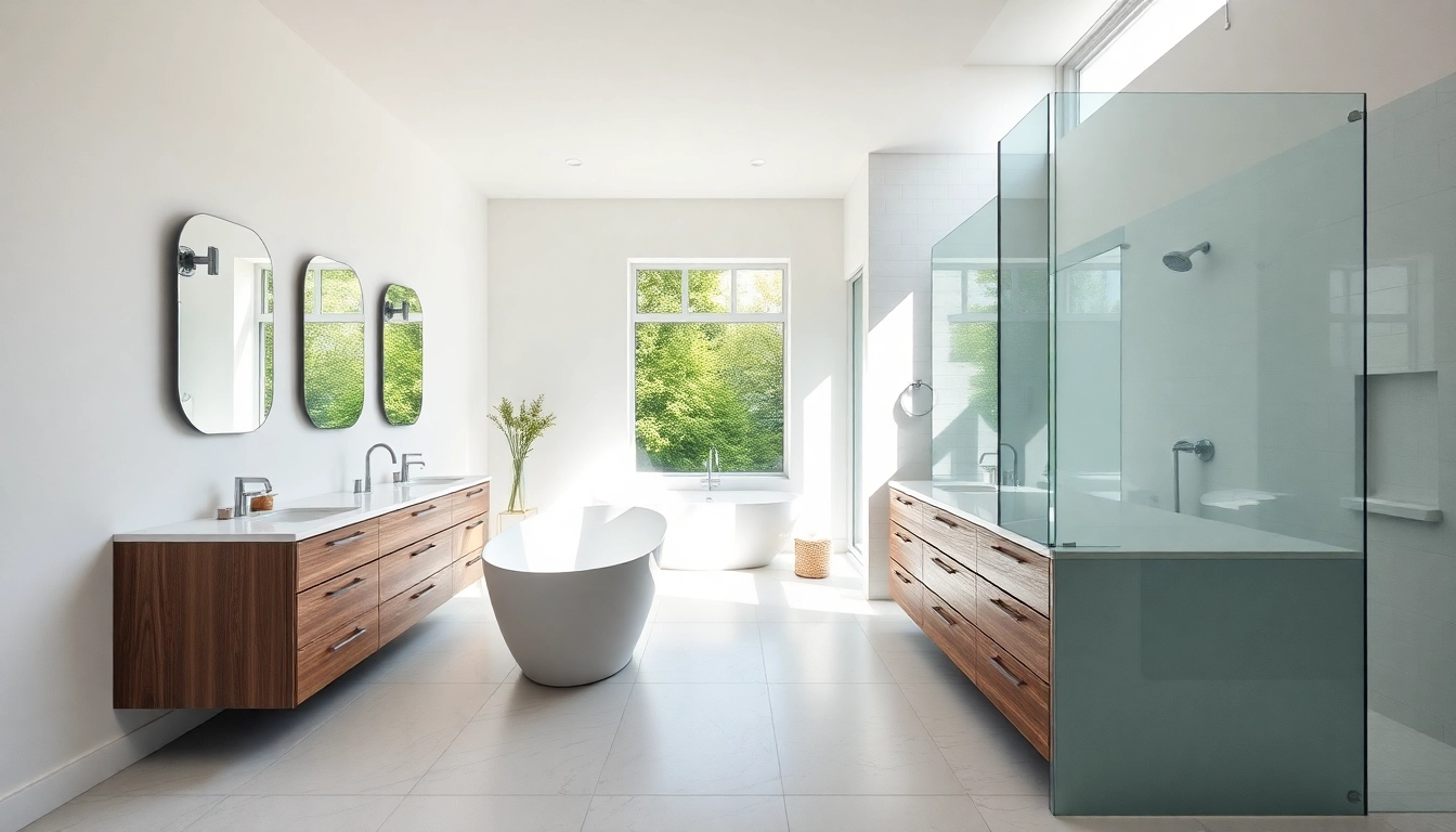 Explore a beautifully remodeled bathroom with a freestanding tub and modern fixtures, showcasing bathroom remodeling ideas.