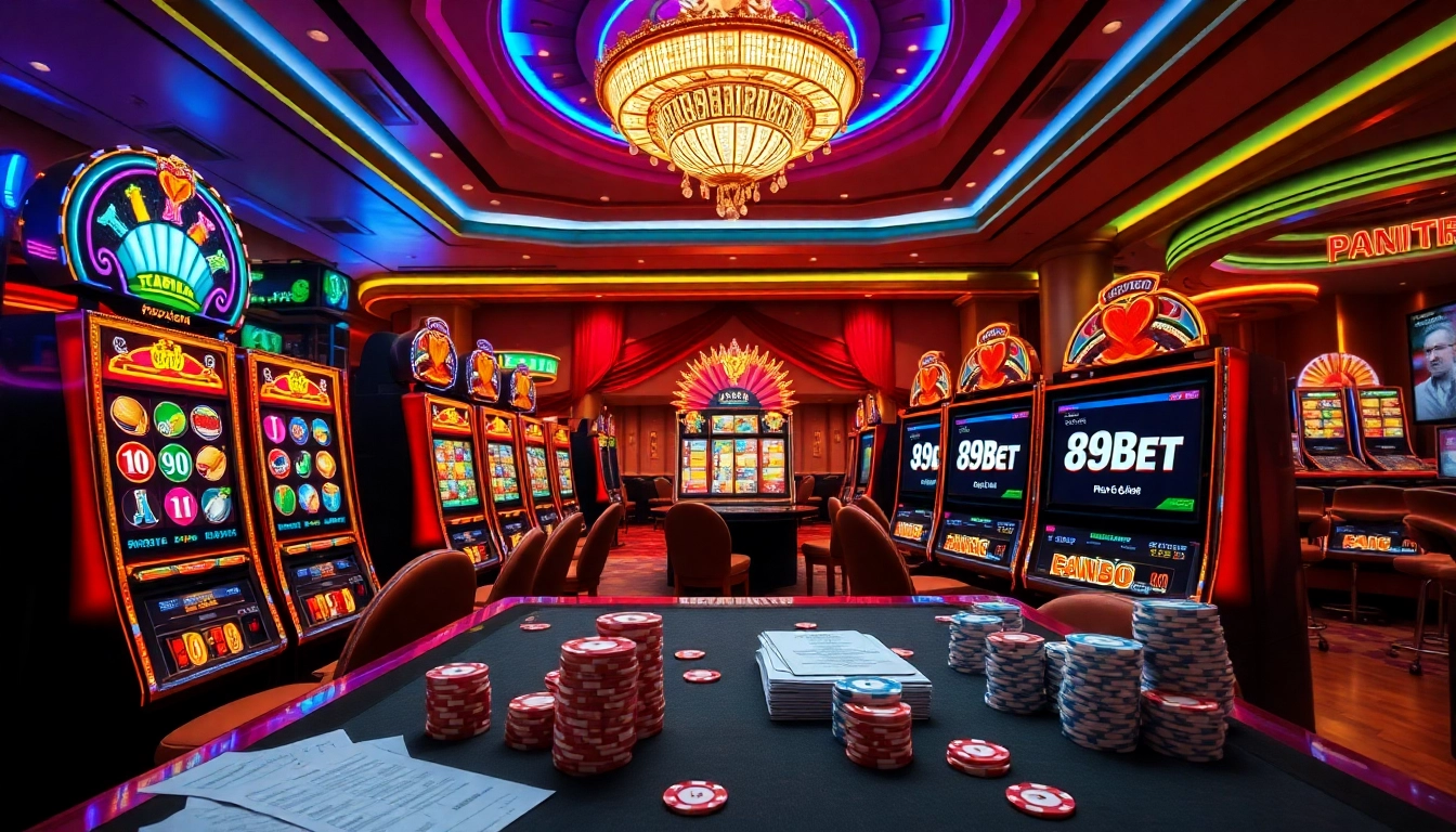 Register for 89bet and experience the thrill of vibrant slot machines and casino gaming.