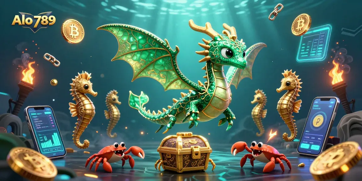 Bet on Alo 789 to engage with thrilling 3D animations of emerald sea dragons and digital coins.