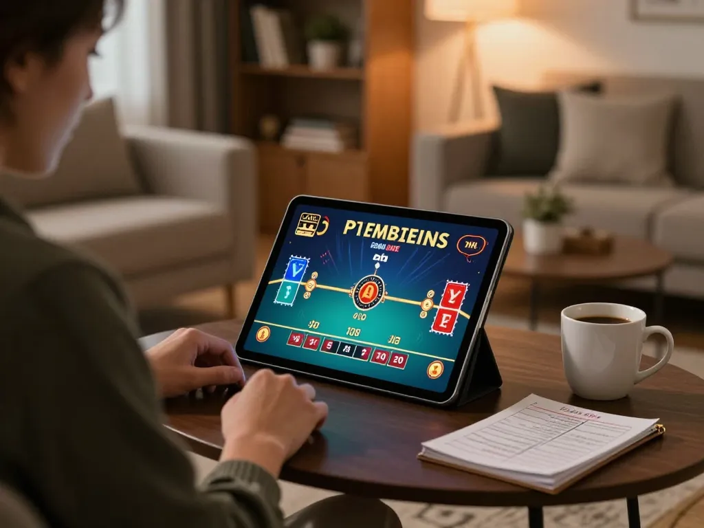 Kinh nghiệm chơi lô đề in a focused online casino setup with live dealer game display