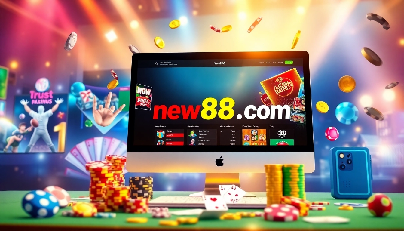Exciting gameplay at new88go.com showcasing online betting games and vibrant graphics.