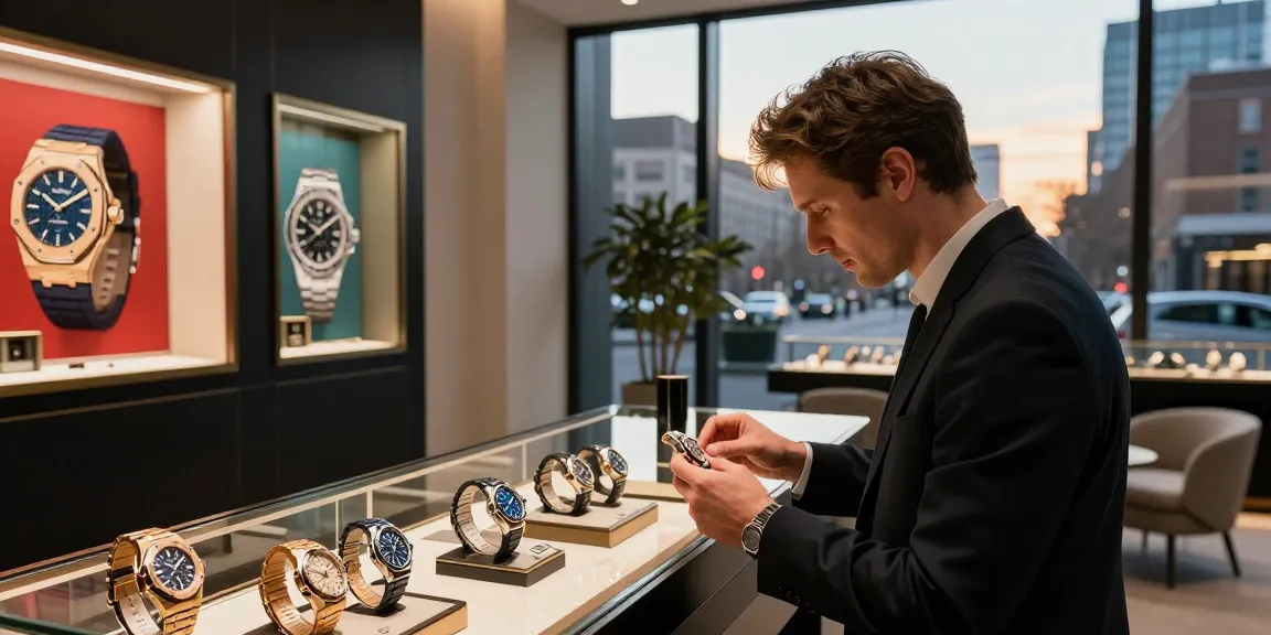 Explore exquisite super clone watches displayed in an upscale urban setting, highlighting craftsmanship and luxury appeal.