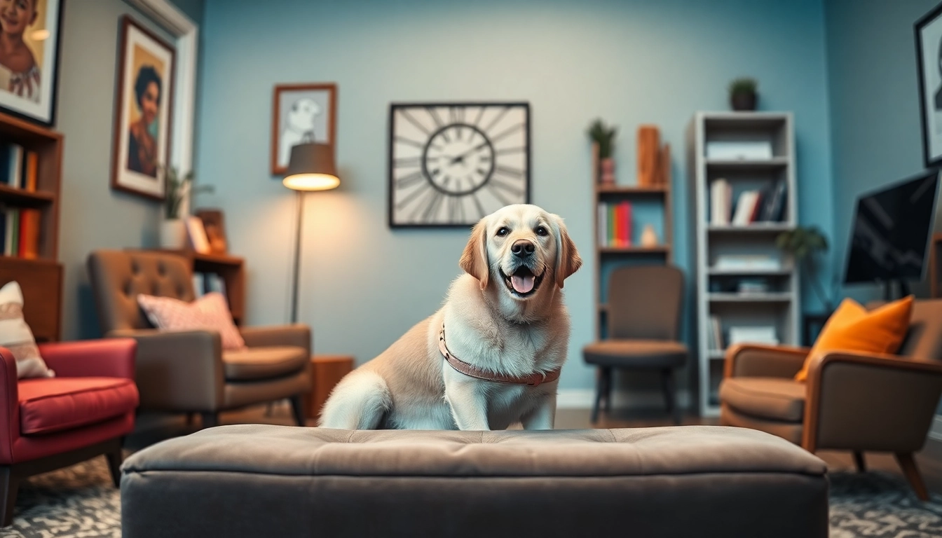 Visit a clinical Psychologist Sydney with therapy dog for warm and supportive mental health sessions.