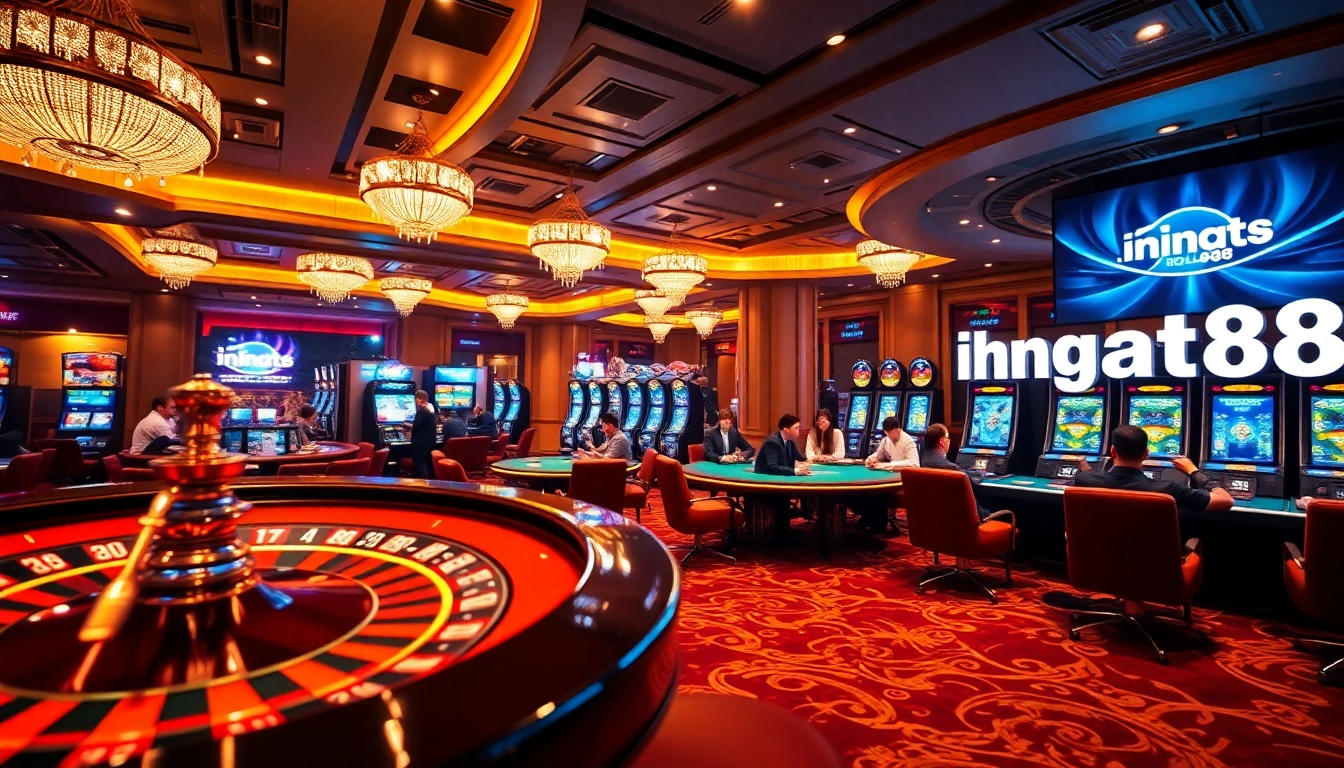 Engage in thrilling casino action at ingat bola88 with vibrant games and luxury settings.