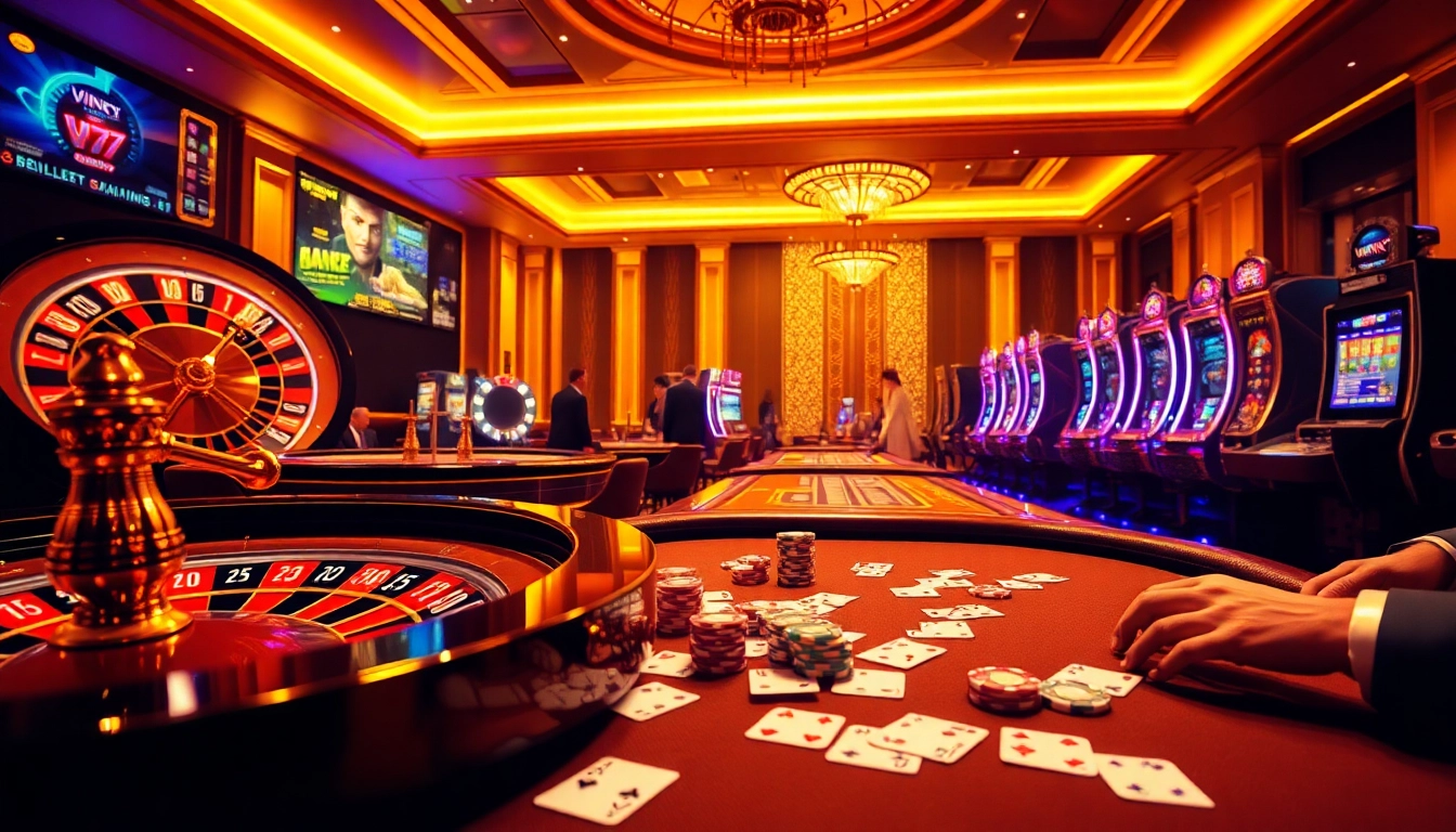 Experience the excitement of gaming at Win79 with interactive casino tables and vibrant slots.