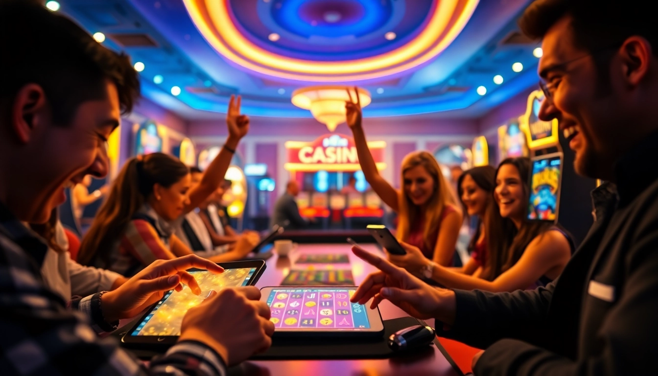 Exciting online betting scene showcasing LC88 BET with engaged players celebrating wins.