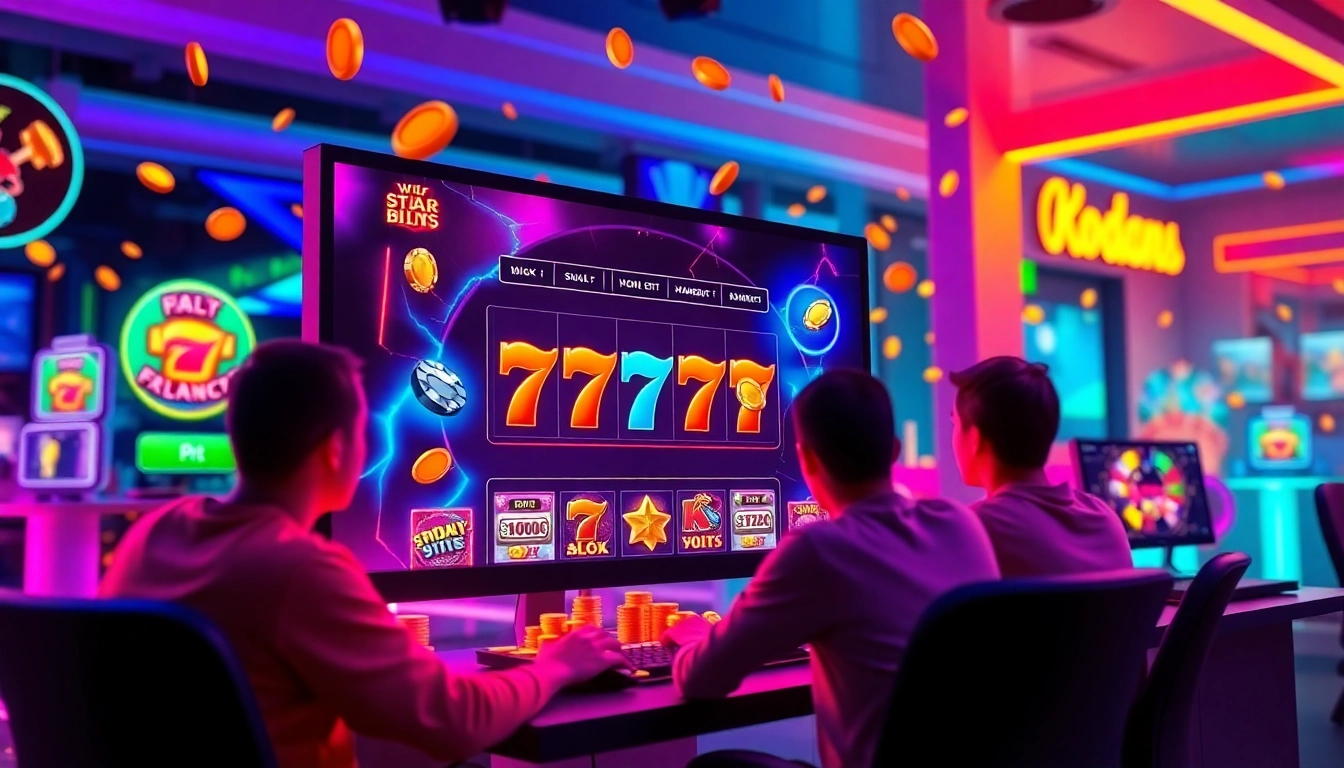 Kode4d link showcased in a vibrant online gaming environment with interactive slot games.