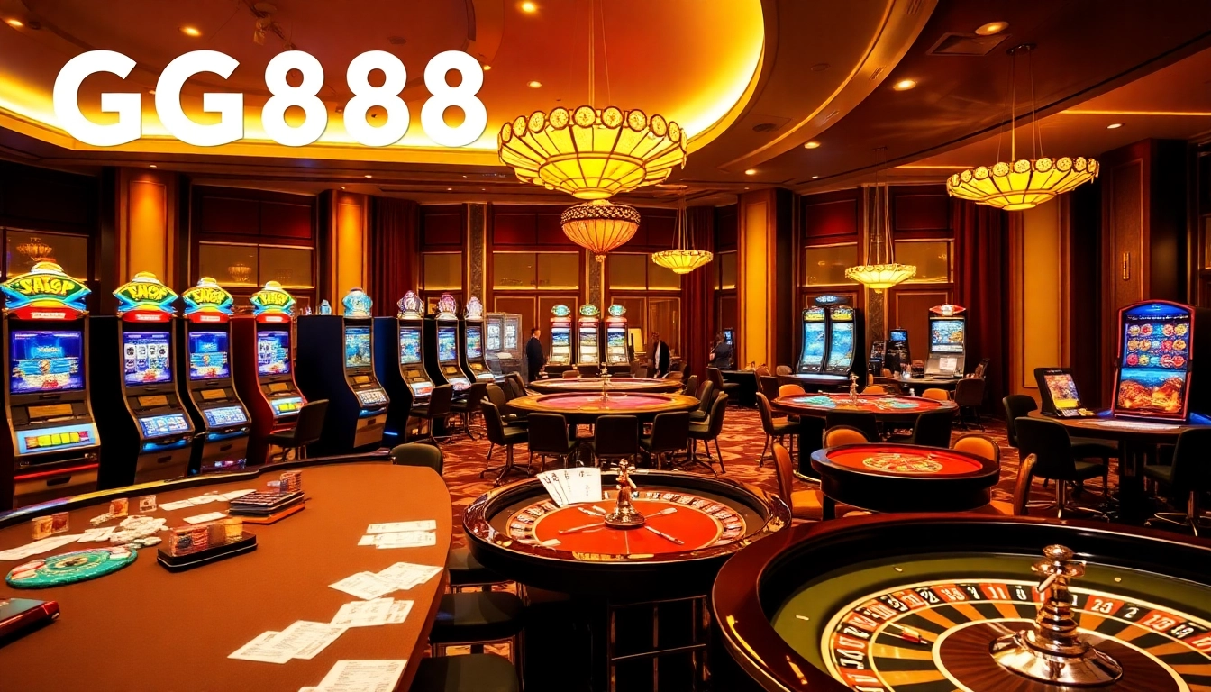 Players enjoying thrilling games at GG88.SHOP's luxurious casino interface.