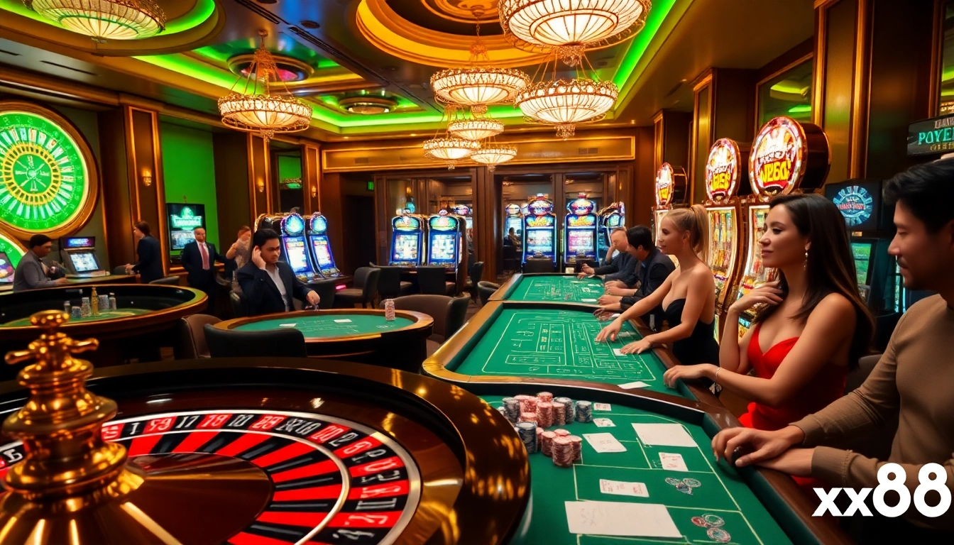 Experience the thrill of winning at xx88 with vibrant casino games and poker action.