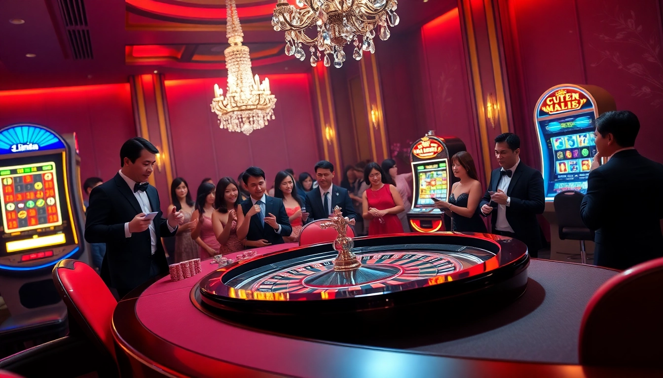 Experience thrilling gaming at Liên minh KJC with a luxurious casino ambiance.