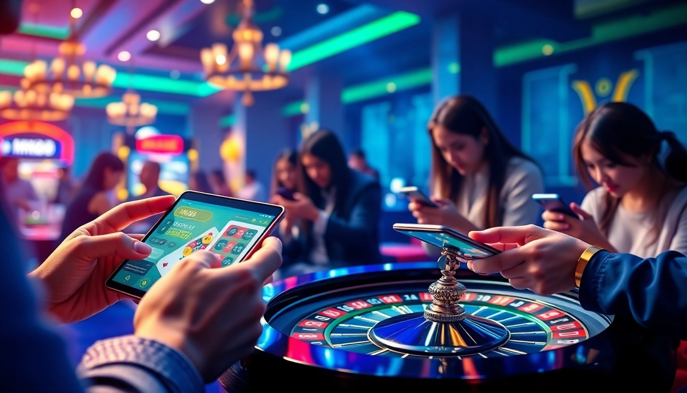 Experience thrilling online gaming at https://mm88.agency/ in a vibrant casino atmosphere.