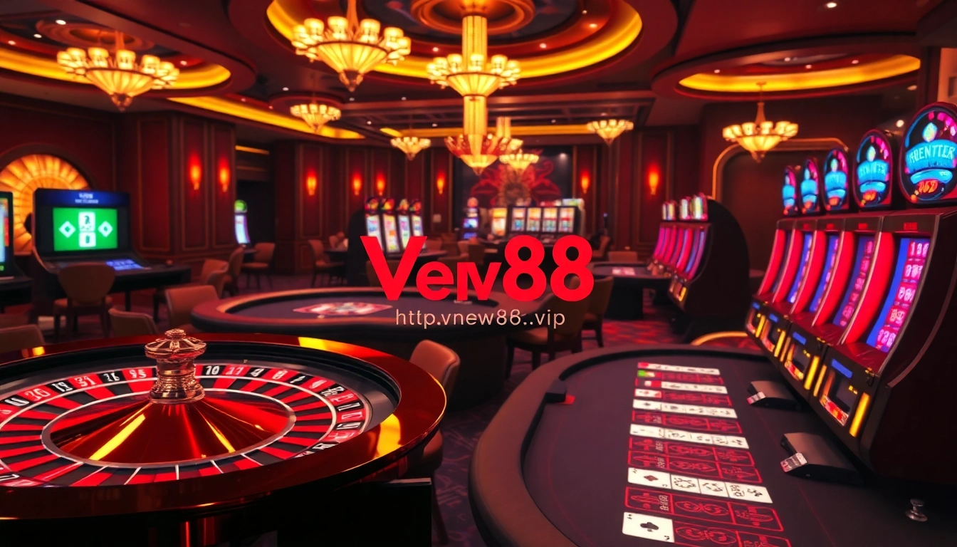 Engage in exciting gameplay at https://vnew88.vip/ with vibrant casino tables and thrilling betting action.