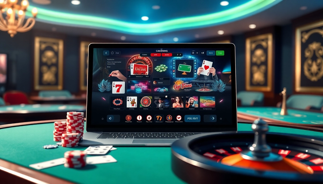 Experience the thrill of online gaming with XIN88, featuring a sleek interface and vibrant casino elements.