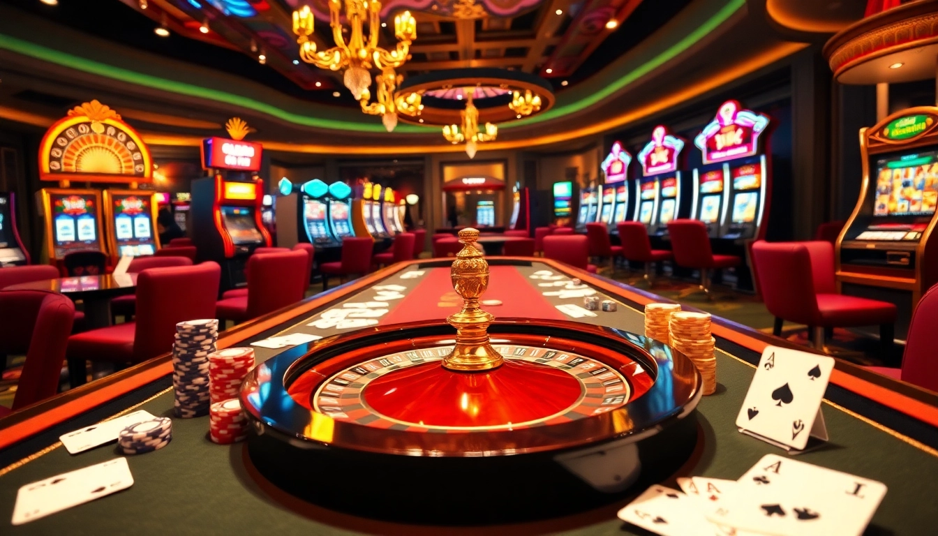 Experience the thrill at go99.kitchen with vibrant casino games featuring roulette and poker.