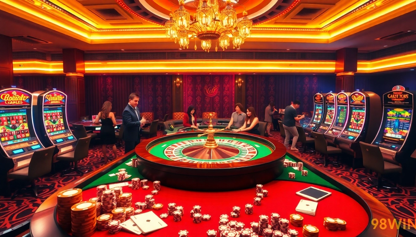 Experience the thrill of play at 98win com's luxurious casino with dynamic gaming features.