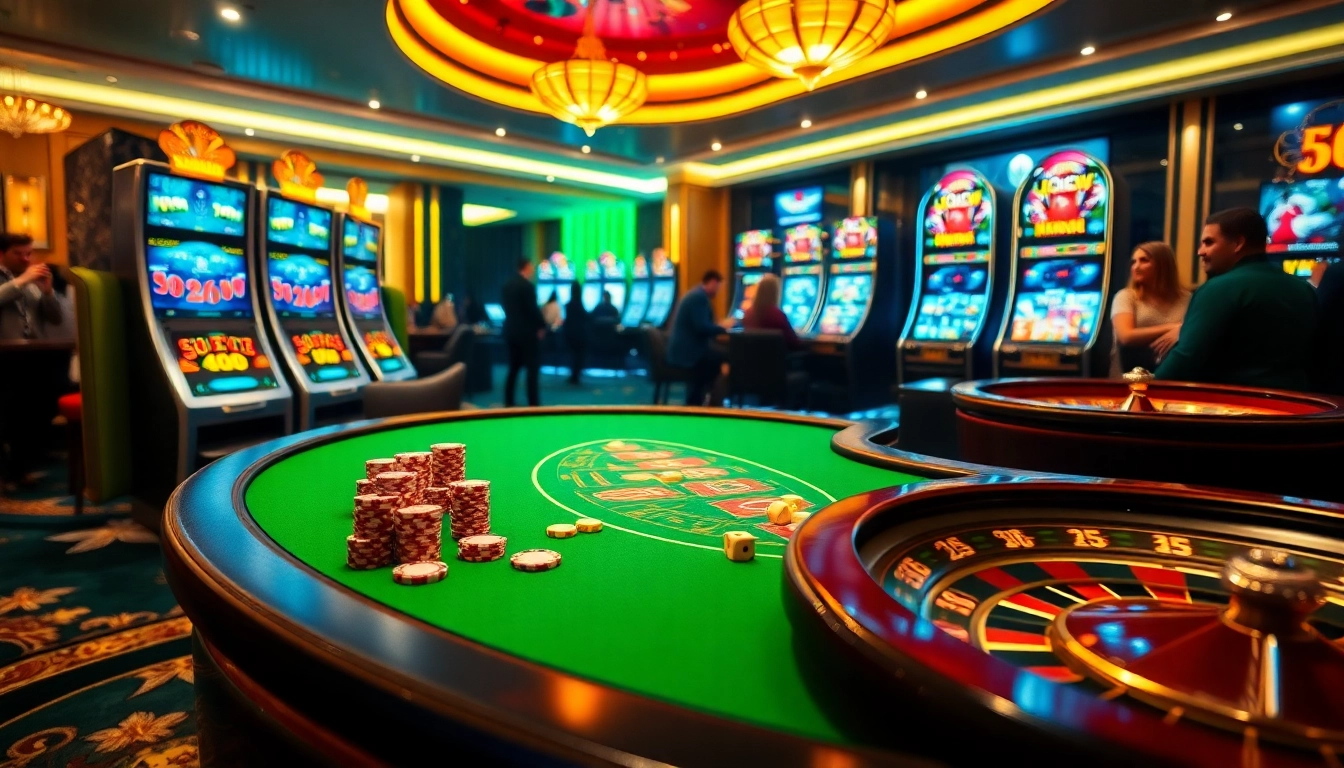 Experience the thrill of gaming at https://777vip.dev/ with vibrant casino tables and exciting slot machines.