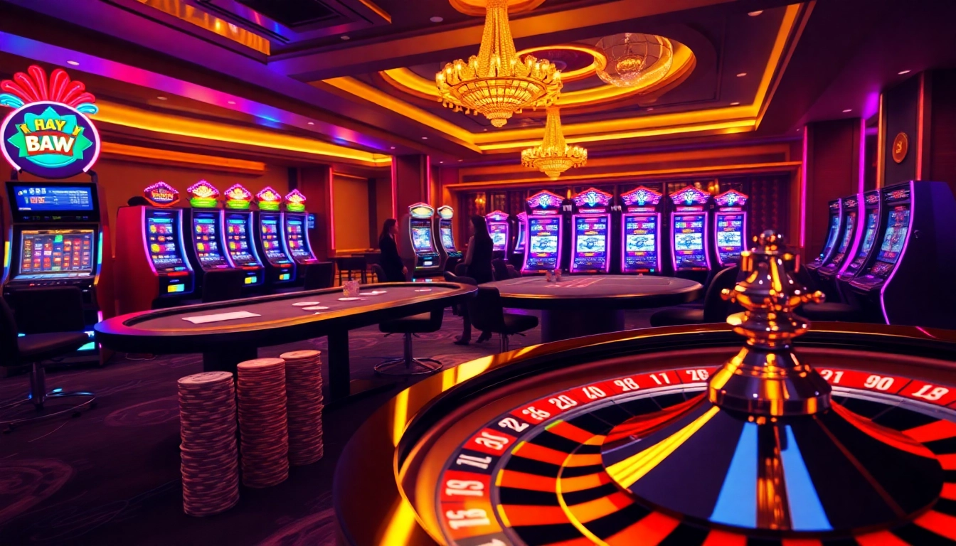 Experience thrilling bets at hay.win with vibrant poker, roulette, and slot machine action.
