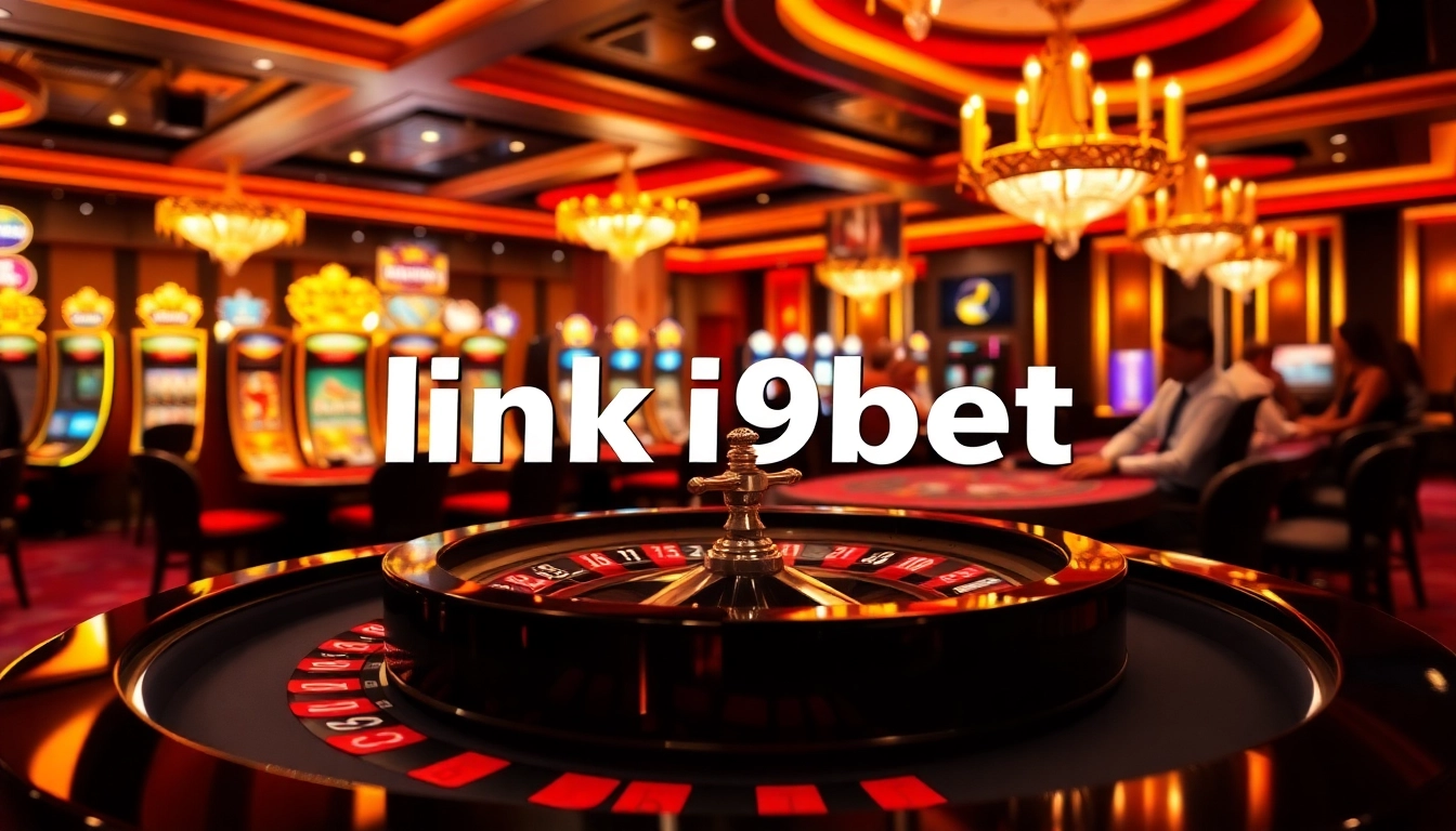 Experience the excitement of link i9bet with colorful casino games, including roulette and poker.