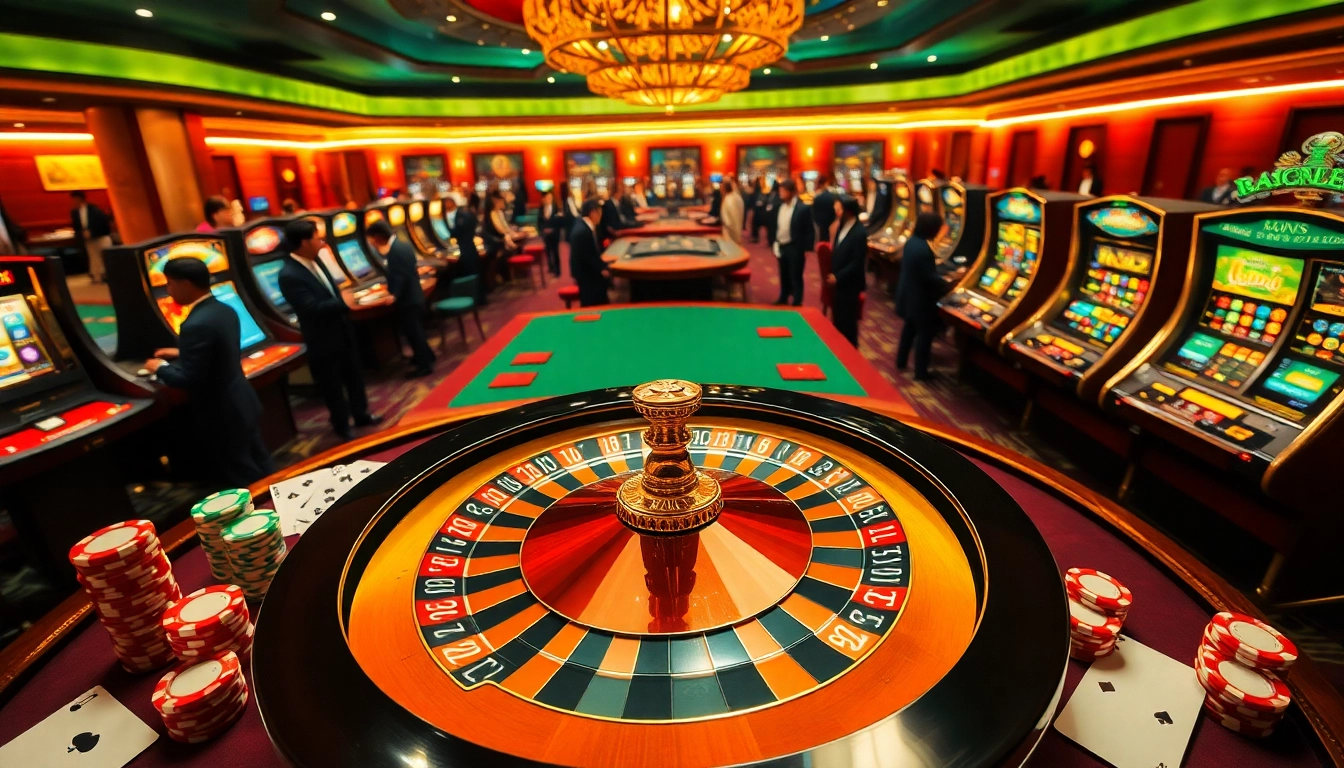 Experience thrilling gameplay at 98win vn with engaging casino tables and vibrant slot machines.