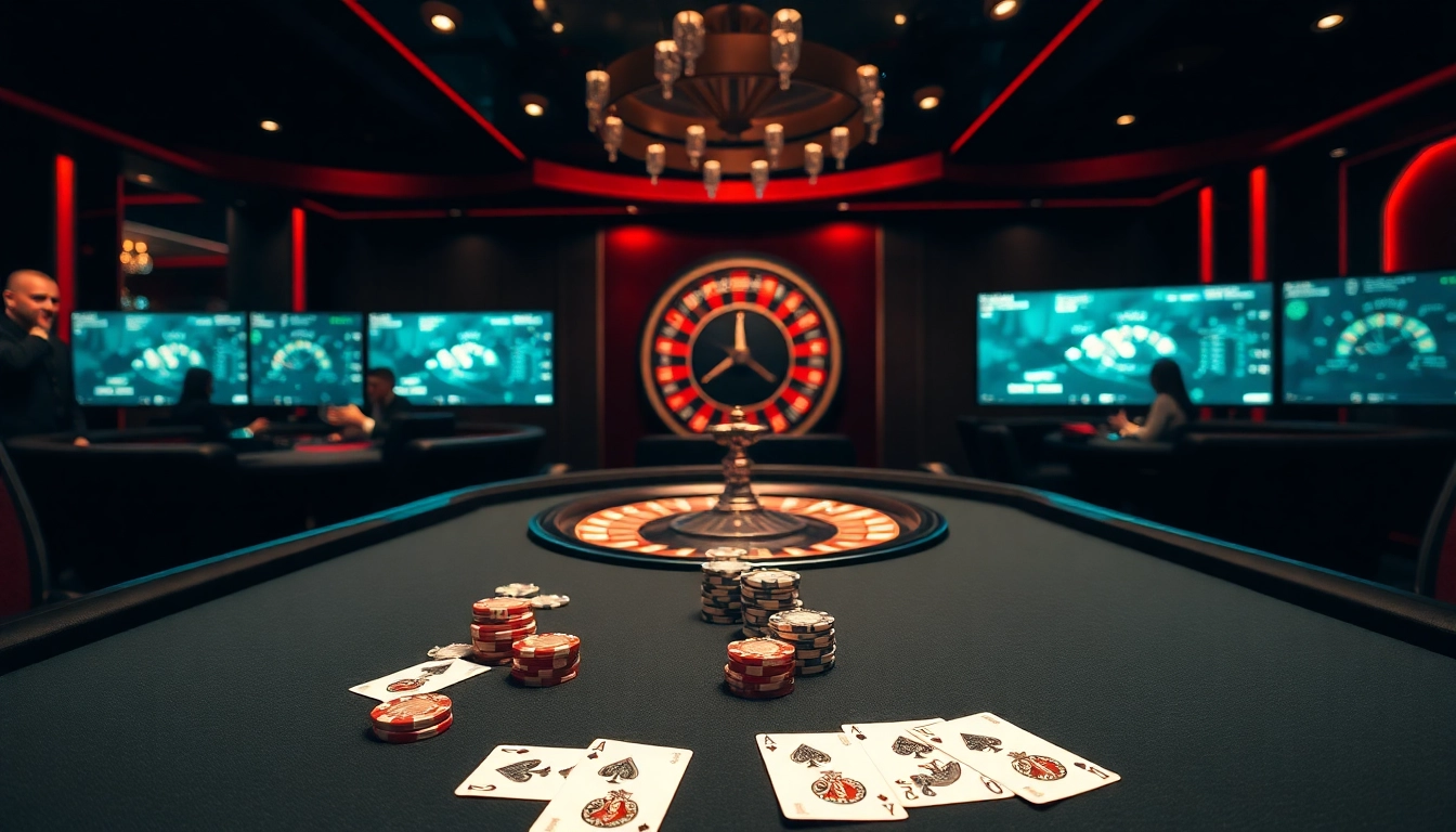 Betting on intense poker action at a luxurious casino, featuring elements from https://gamemanclub.wiki.
