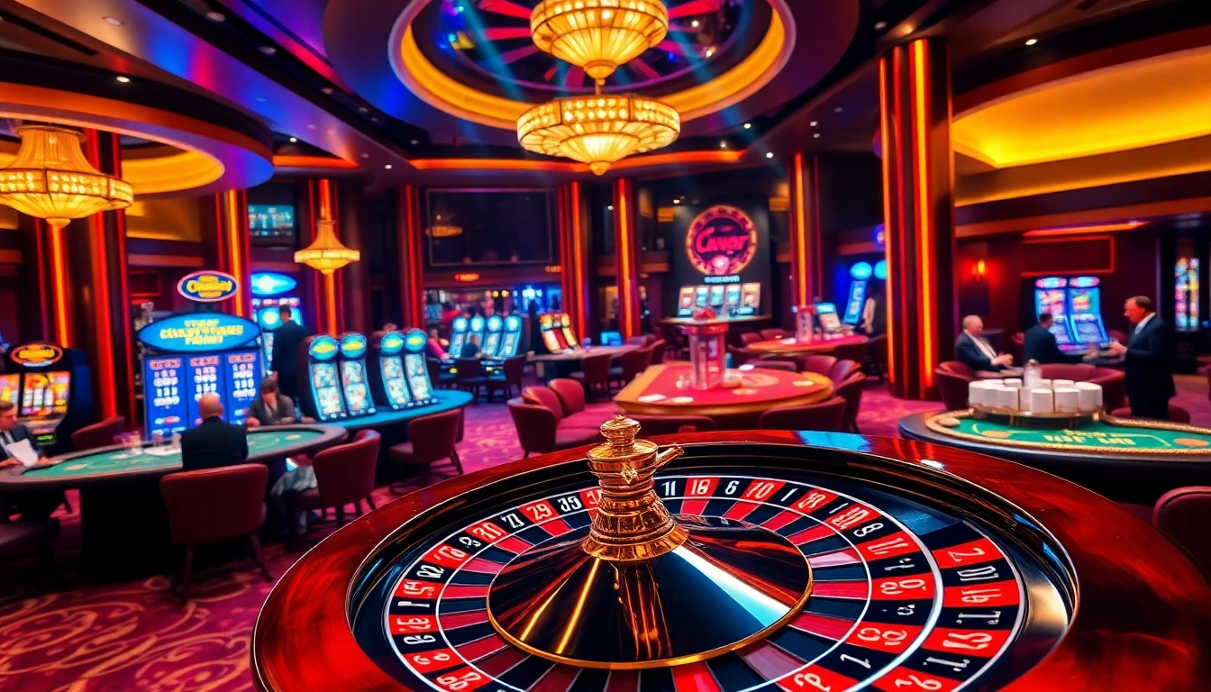 Players engage in thrilling roulette at CM88 casino, showcasing excitement and luxury.