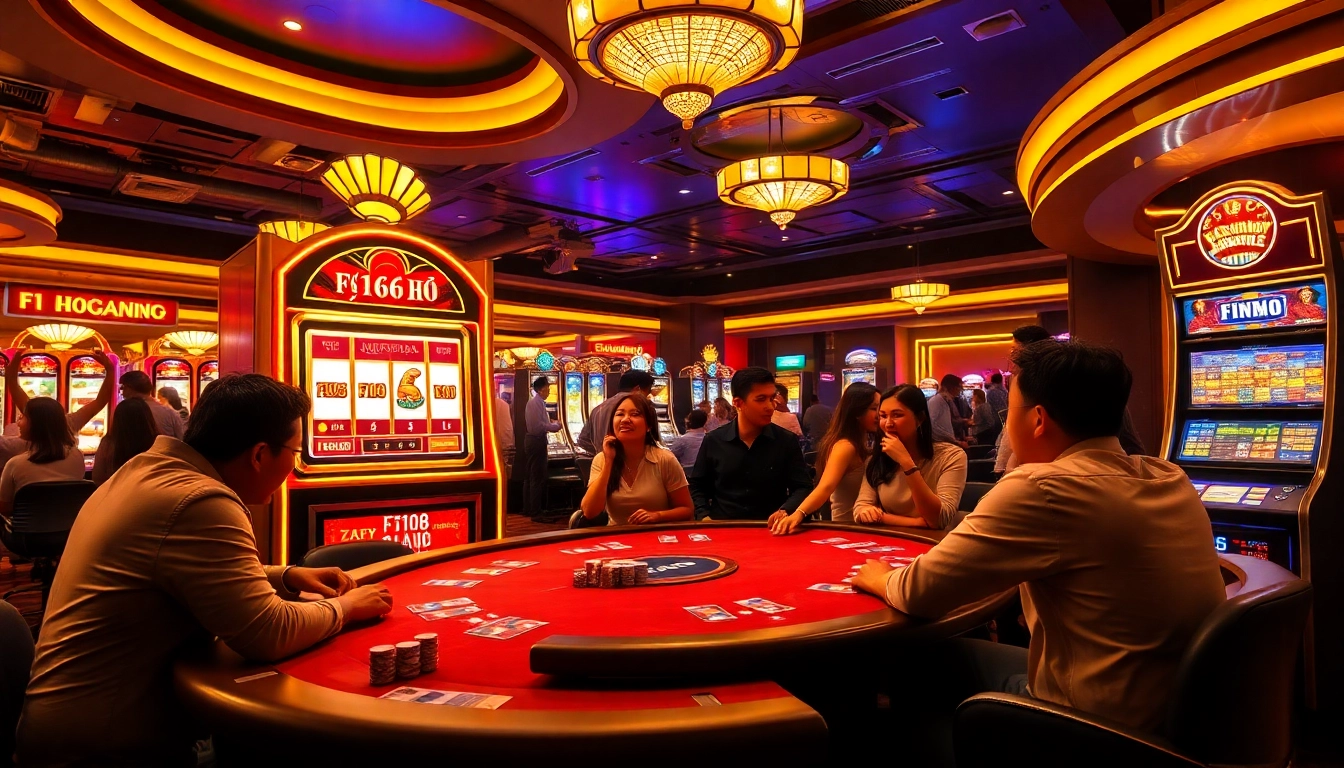 Experience the thrill of f168 nổ hũ as players engage in exciting casino adventures.
