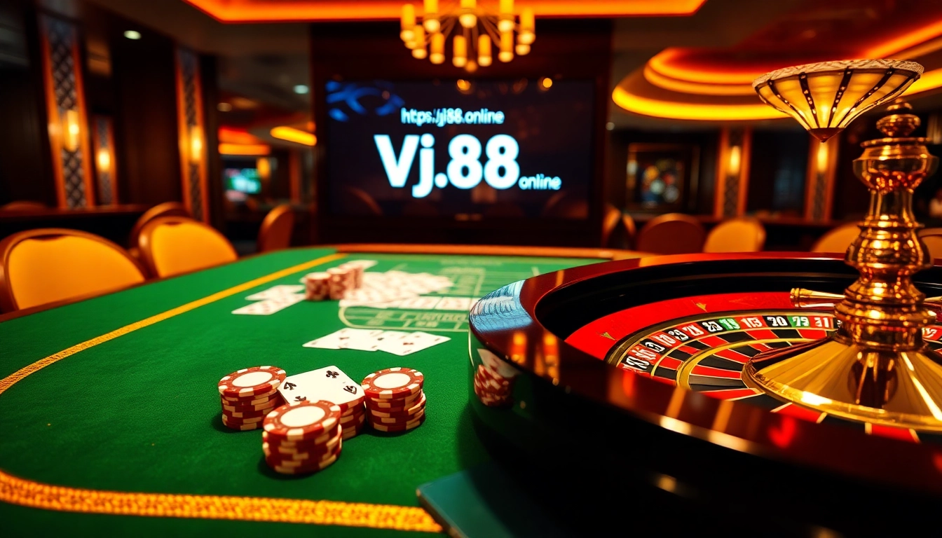 Experience the thrill of betting at https://vj88.online/ with vibrant casino tables and immersive gameplay.