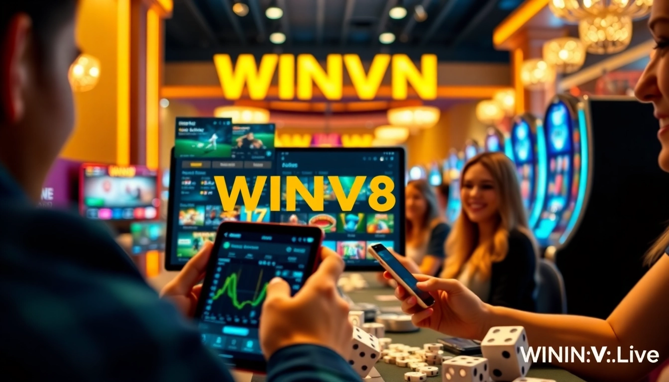 Experience the excitement of online betting at winvn88.live with dynamic interfaces and engaging games.