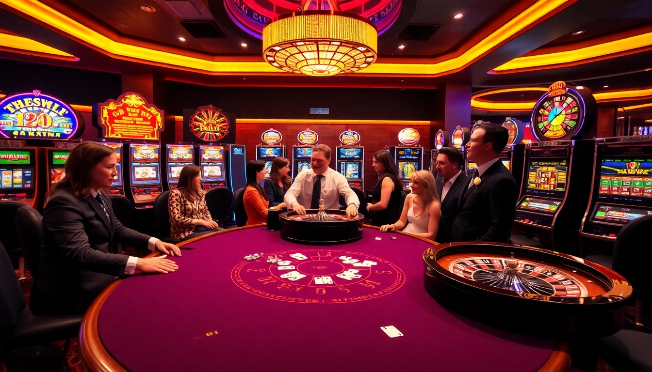 Experience the thrill of gaming at https://okking.group/ with vibrant casino tables and joyful players.