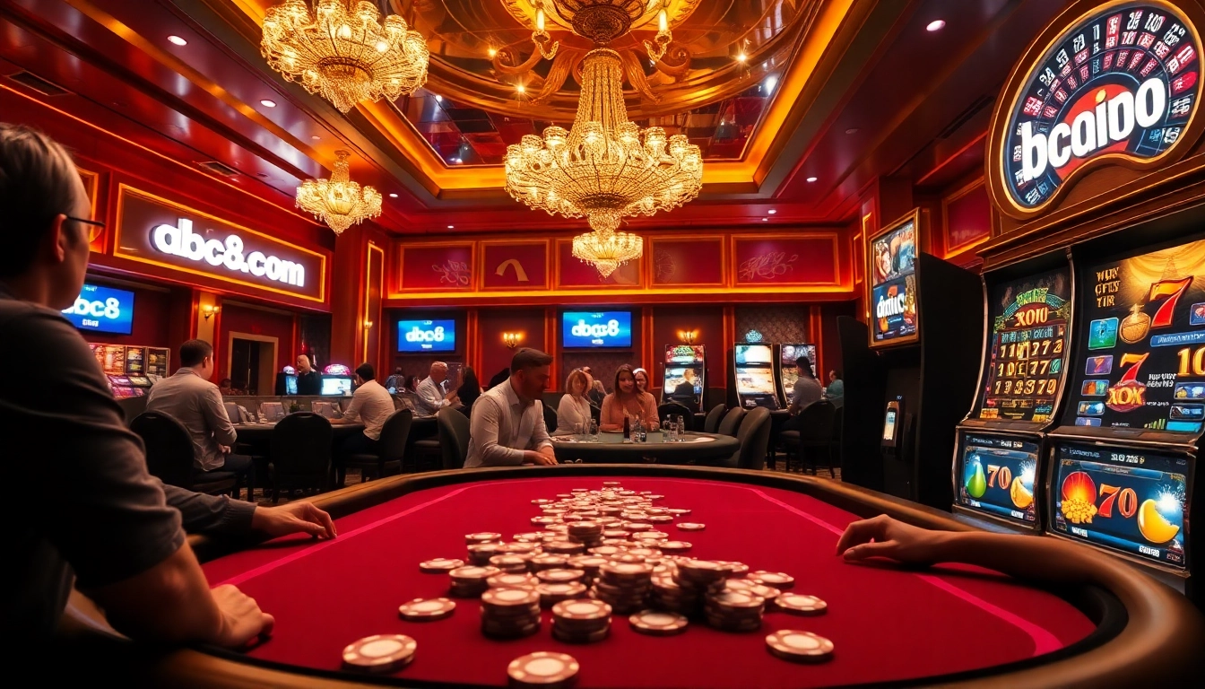 Experience excitement at abc8.com with thrilling casino games and vibrant tables.