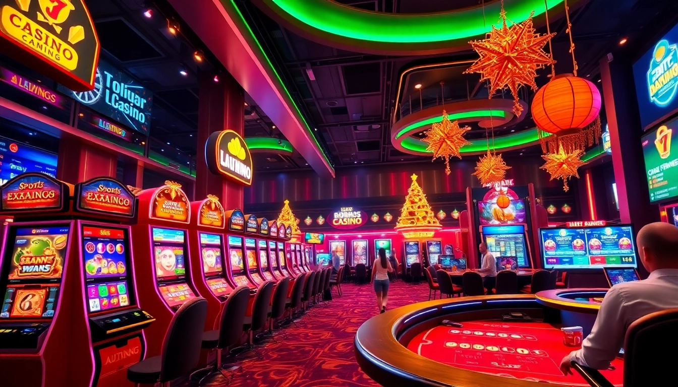 Lauthaitv online casino interface showcasing exciting games and sports betting.