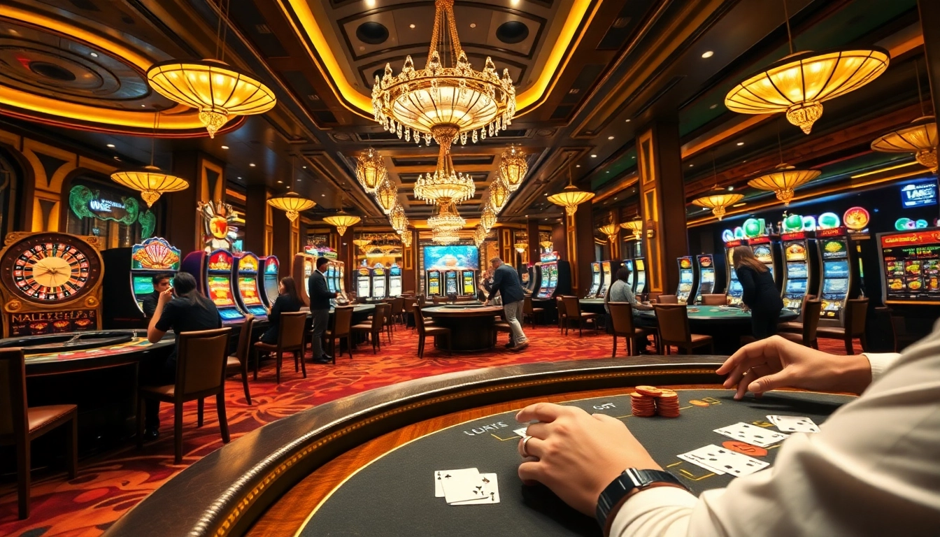 Experience excitement and luxury at Trang chủ Lc88, featuring vibrant casino games and engaging players.