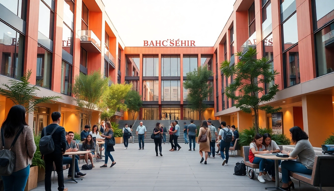 Students at Bahcesehir University apply their knowledge in a vibrant, dynamic campus in Istanbul.