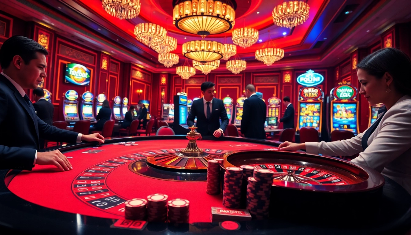 Experience high-stakes thrills at https://vaobet.jp.net/ with an elegant casino atmosphere, vibrant tables, and intense players.